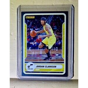 Jordan Clarkson 2023-24 Panini NBA Basketball #35 Silver Foil Card Utah Jazz